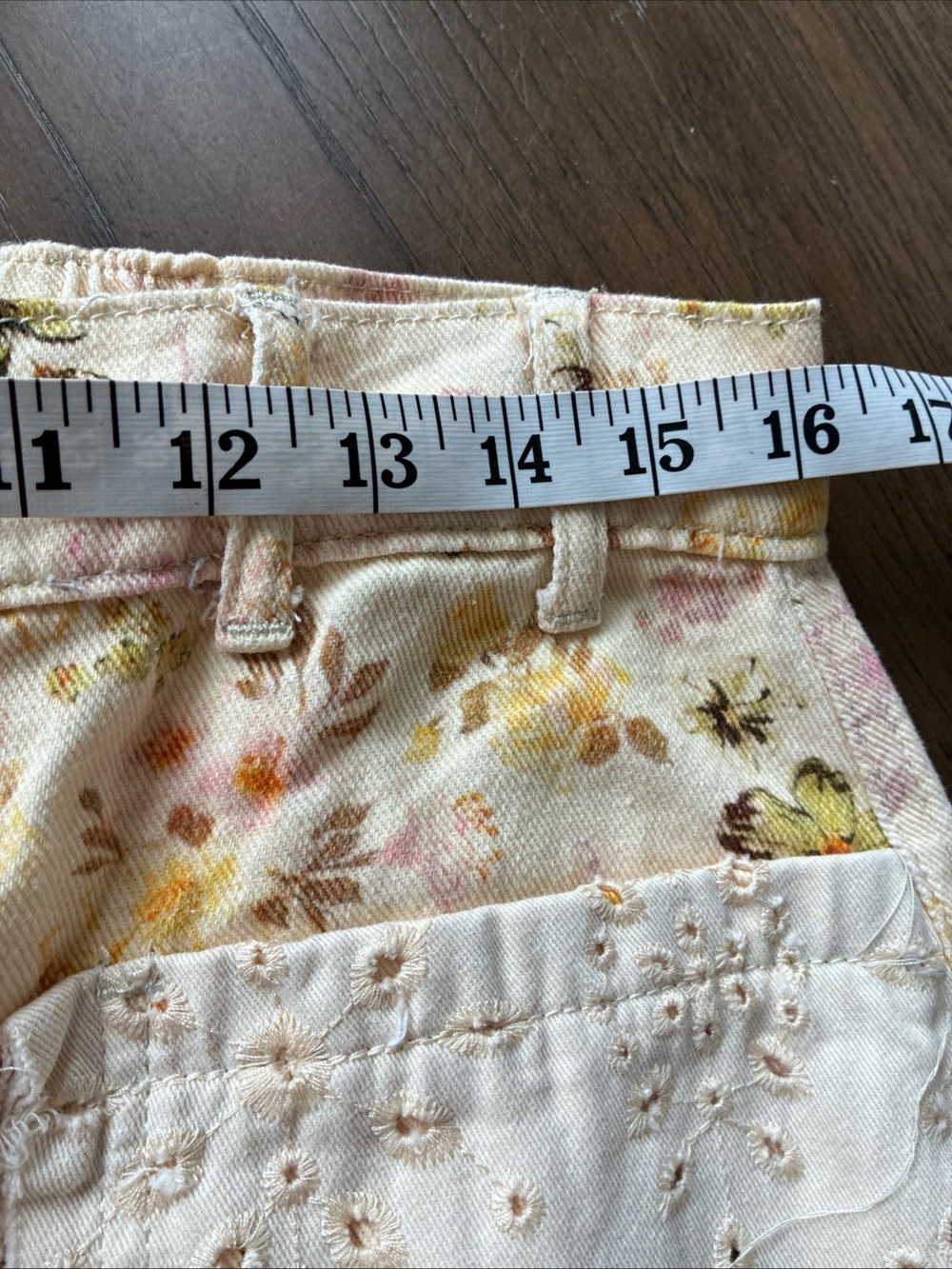 POL Cream Floral Patchwork Track Joggers - Picture 8 of 10